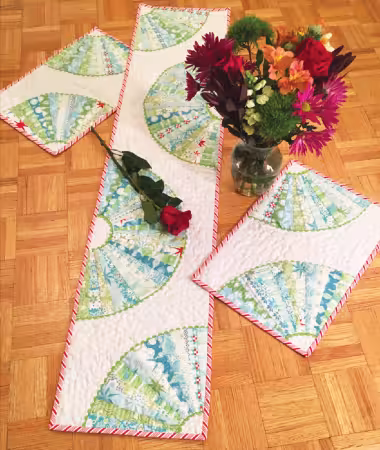 Fan Dance Table Topper