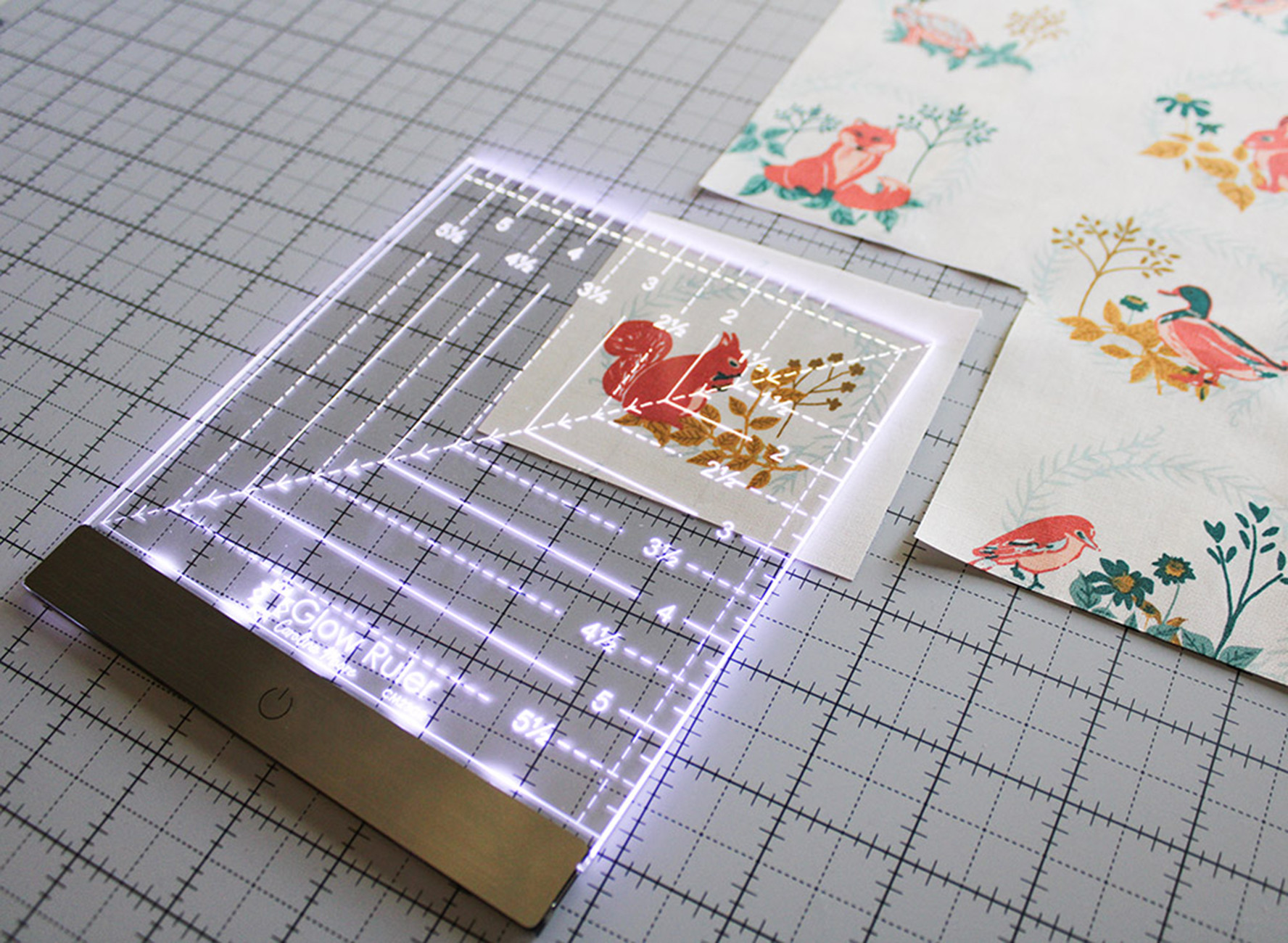 Carolina Moore Glow Ruler 6in Square