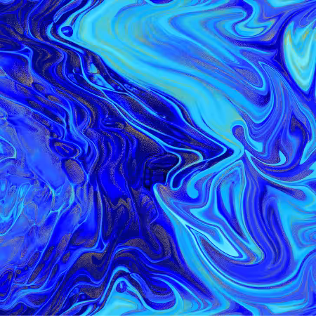 Navy Metallic Marble