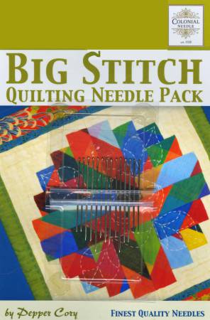 Big Stitch Quilting Needle Pack by Pepper Cory