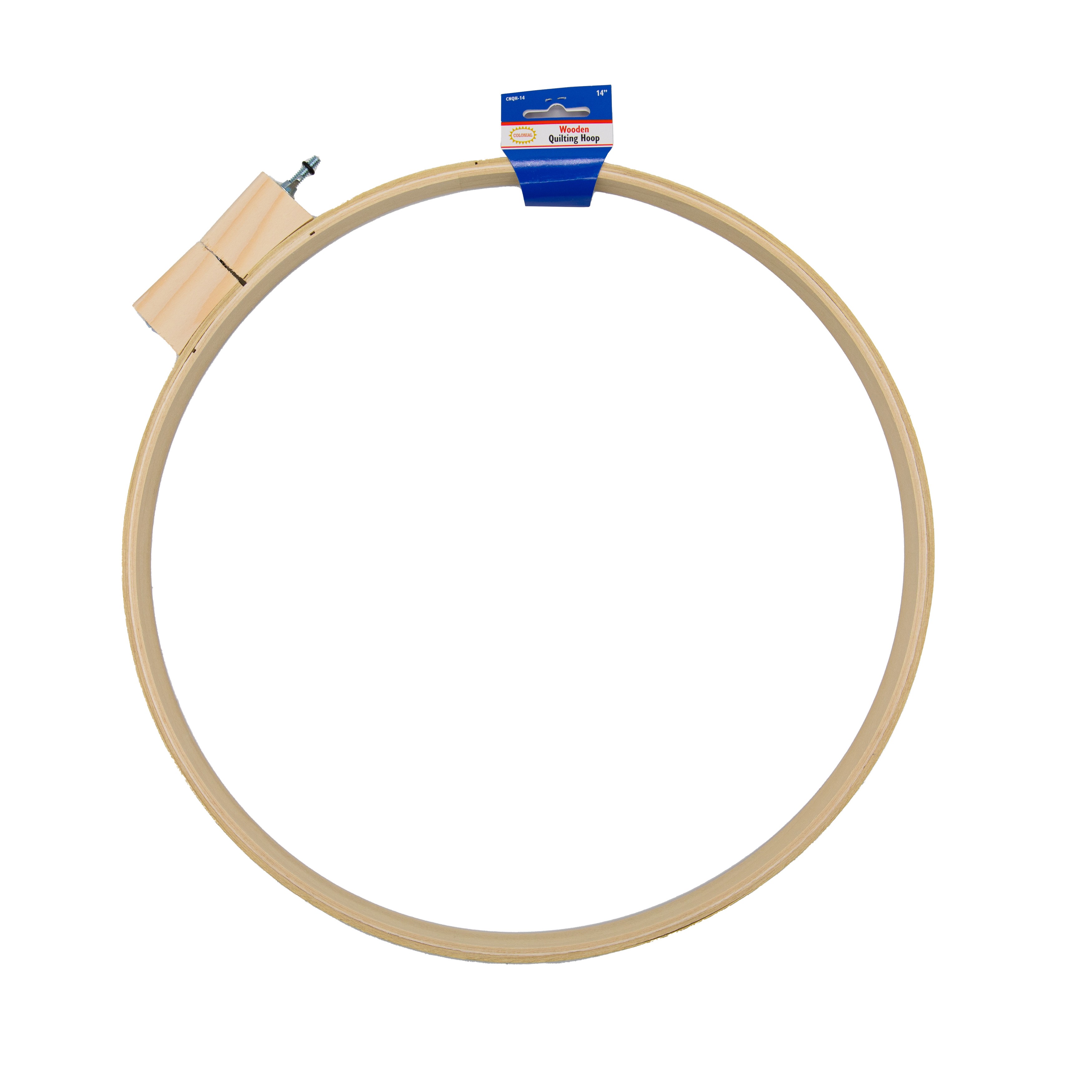 Hoop Embroidery Round Wood 14in