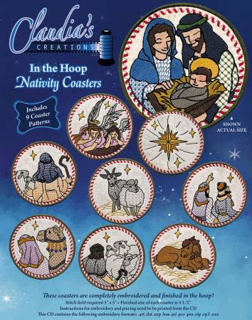 Coasters Nativity