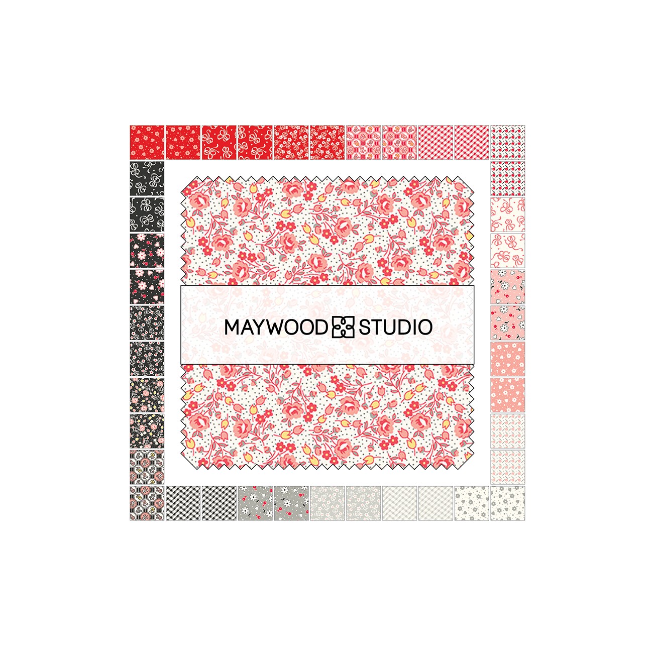 5in Squares Dear Sweetheart, 42pcs/bundle