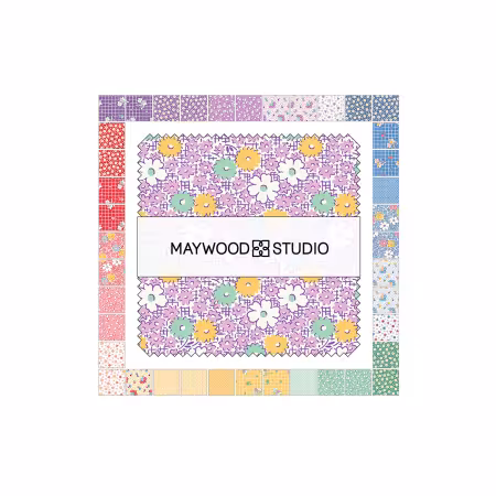 5in Squares Dilly Dally, 42pcs/bundle
