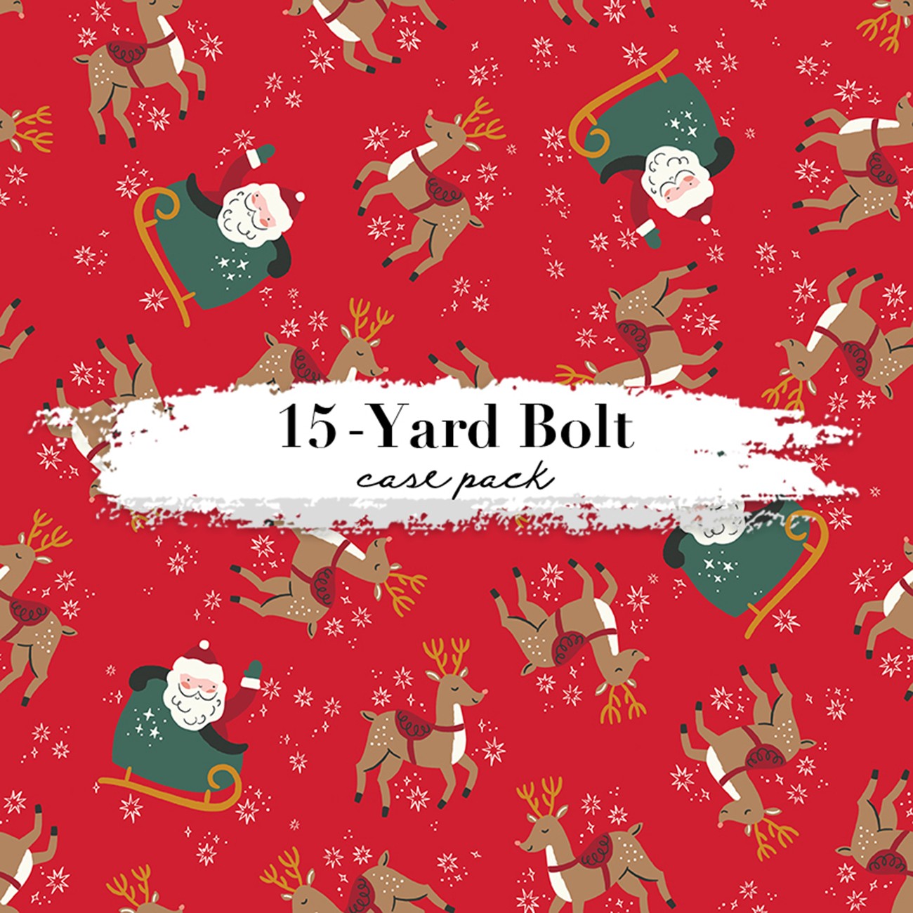 The North Pole Flannel 15 Yard Case Pack, 16 Bolts