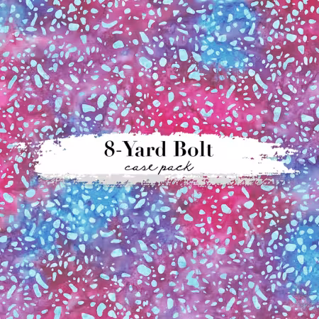 Batiks Elementals Terrazzo Berries 8 Yard Case Pack A, 11 Bolts
