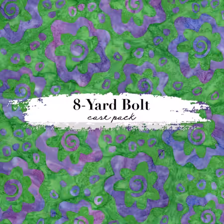 Batiks Bold in Bloom 8 Yard Case Pack, 24 Bolts