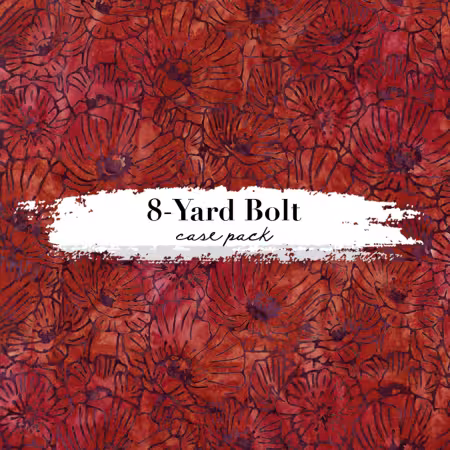 Batiks Poppy Seeds 8 Yard Case Pack, 22 Bolts