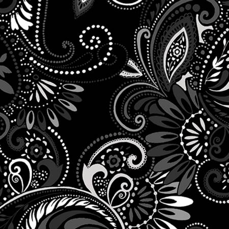 Black/White Paisley Cuddle