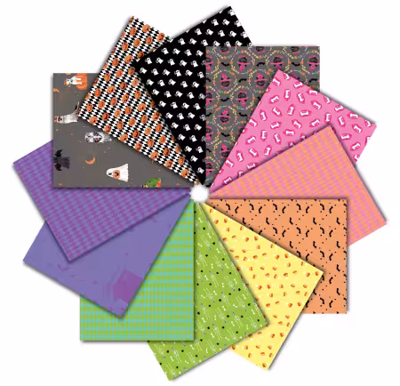 Costume Party Fat Quarter Packs, 12 Colors