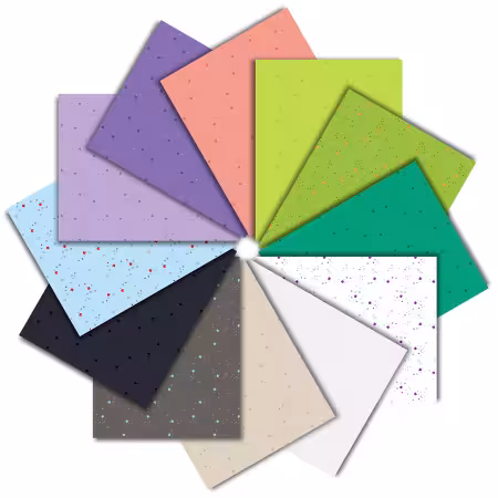 Fat Quarter Kittly Litter Harlequin, 12pcs, 6 bundles/pack