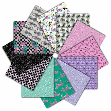 Fat Quarter Mix Tape, 12pcs, 6 bundles/pack