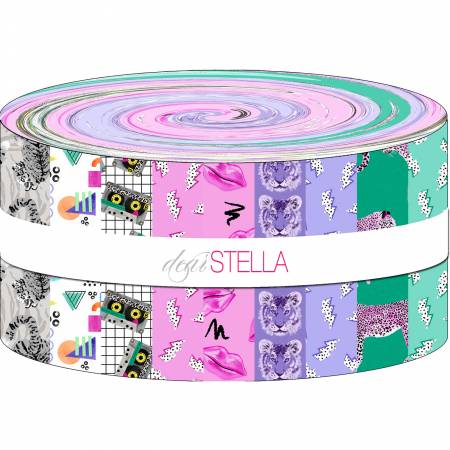 2-1/2in Strips Mix Tape 40pcs, 6 bundles/pack