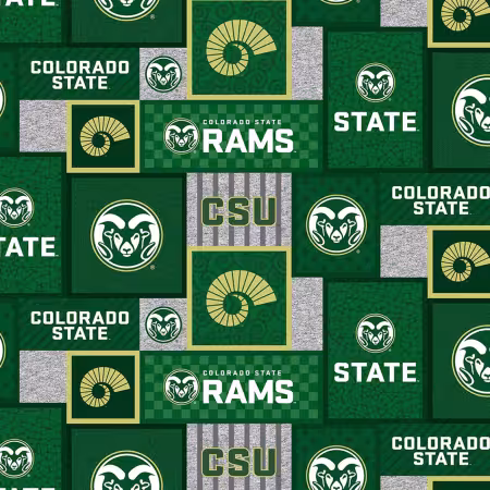 NCAA-Colorado State Rams College Patch Fleece