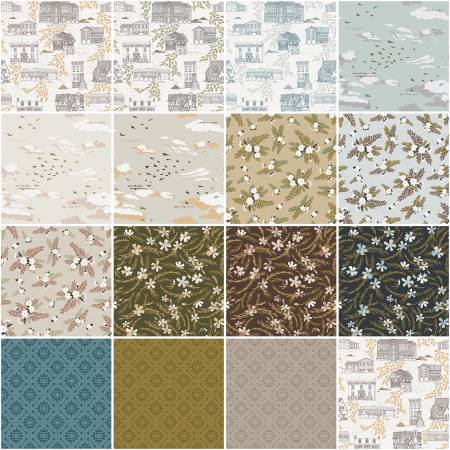 10in Squares Homeward, 42pcs, 2 bundles/pack