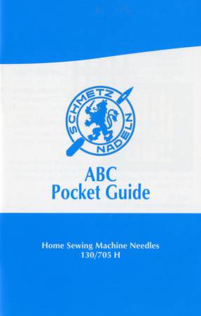 Schmetz Sewing Machine Needle ABC Pocket Guide