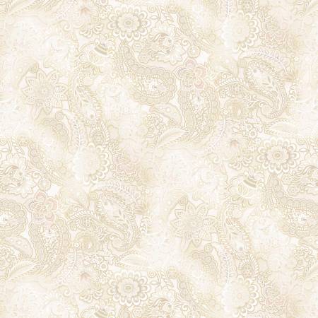 Cream Paisley
