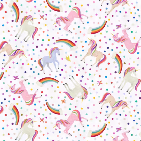 White Rainbow Unicorns