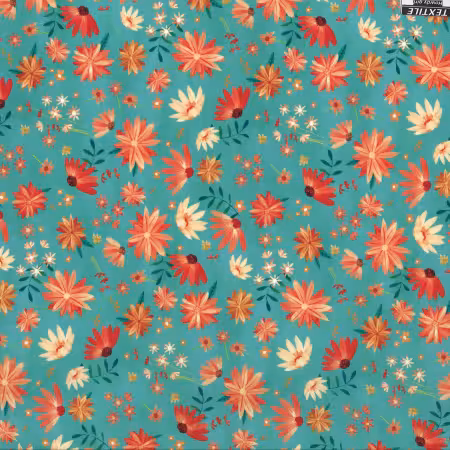 Turquoise Desert Blooms