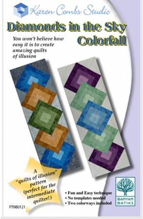 Diamonds in the Sky - Colorfall Pattern by Karen Combs