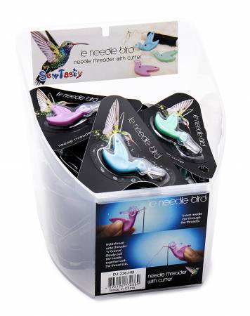 Hummingbird Needle Threader 36 Piece Display Bucket