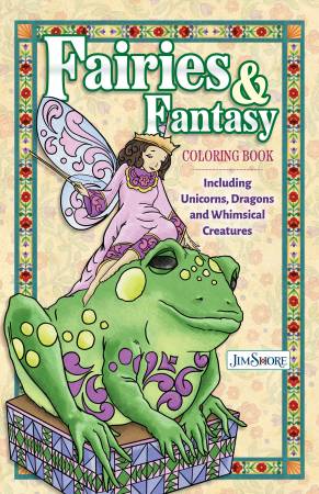 Jim Shore Fairies and Fantasy Coloring Book