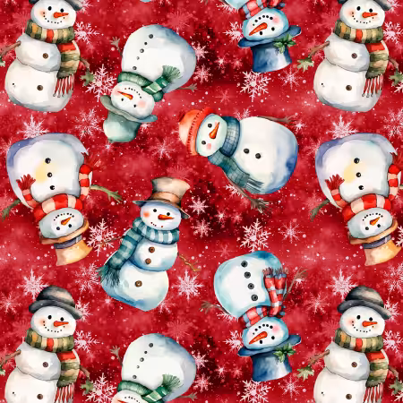 Red Snowman Blizzard