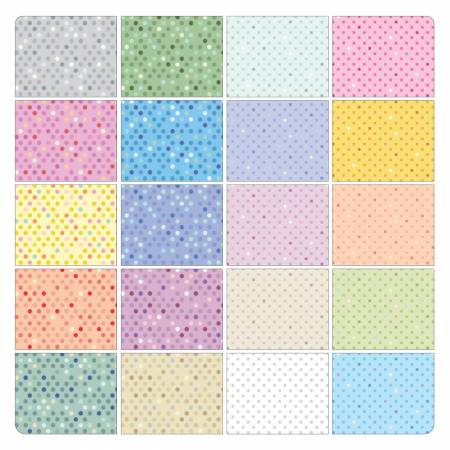 Assortment Dazzle Dots 2, 20pcs x 10yds