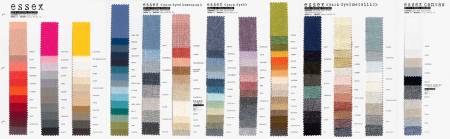 Essex Swatch Color Card Complete Collection