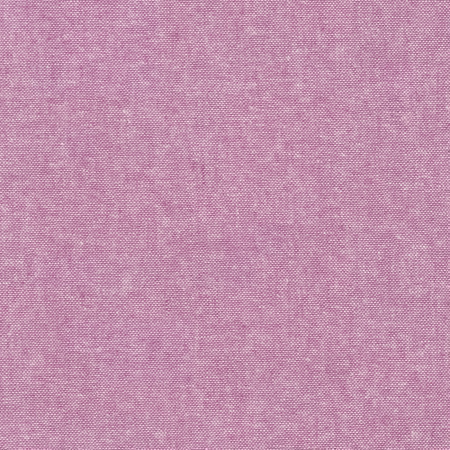 Yarn Dyed Mauve Linen/Cotton Blend