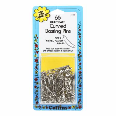 Safety Pin Curved 1-1/2in Size 2 65ct