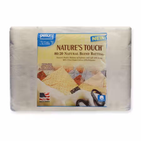 Pellon Natures Touch Natural Blend 80/20 Batting King-Sized 120in x 120in