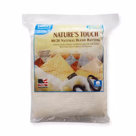 Pellon Natures Touch Natural Blend 80/20 Batting Queen-Sized 90in x 108in