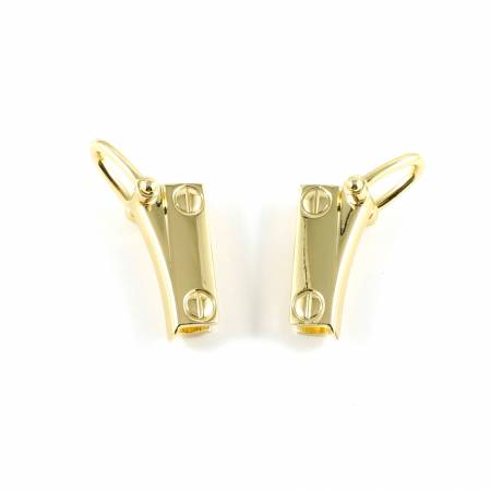 Strap Clip with D-Ring 2 Pack Gold
