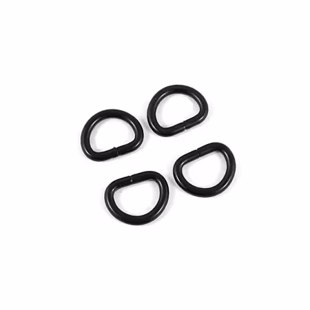 D-rings for 1/2in Straps Matte Black