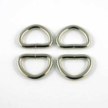 D-rings for 1/2in Straps Nickel