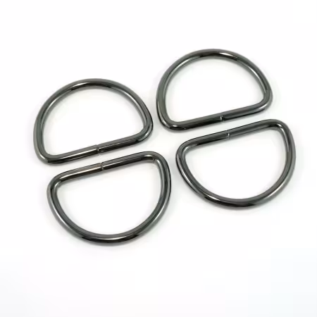 D-rings for 1-1/4in Straps Gunmetal 4pk
