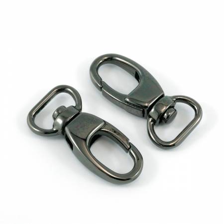 Swivel Snap Hooks (2pk) 1/2in (12mm) - Gunmetal