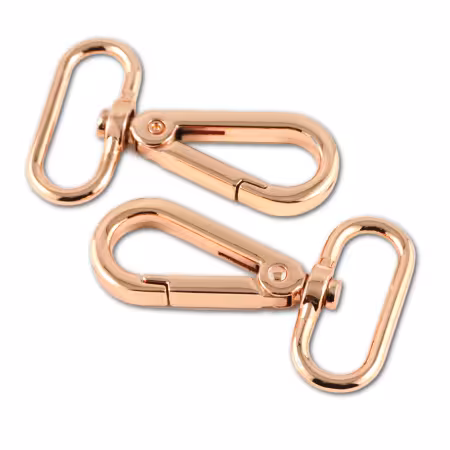 Flat Swivel Snap Hooks 2pk 1-1/4in 32mm Copper