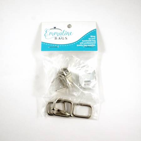 Mountain Saddle Bags Hardware Kit - Nickel