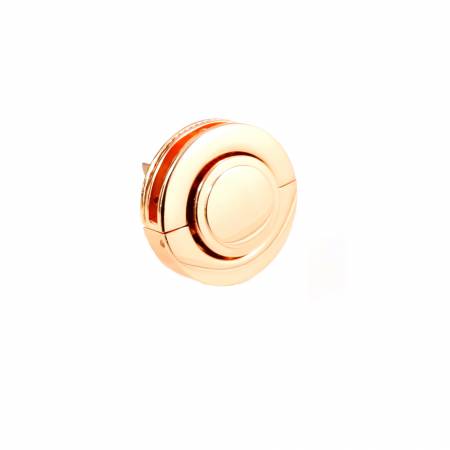 Large Button Lock Copper