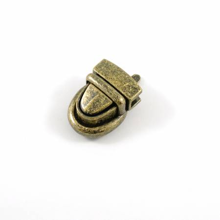 Emmaline Baby Press Lock 3/4in wide Antique Brass