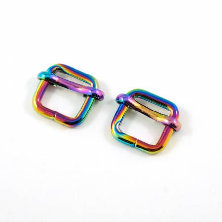 Strap Sliders for 1/2in Straps Rainbow