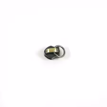 #5 Emmaline Slider with Attachment Ring 10pk Antique Brass