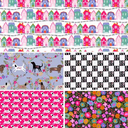 Every Home Every Dog 5Pc 10Yd Bolt