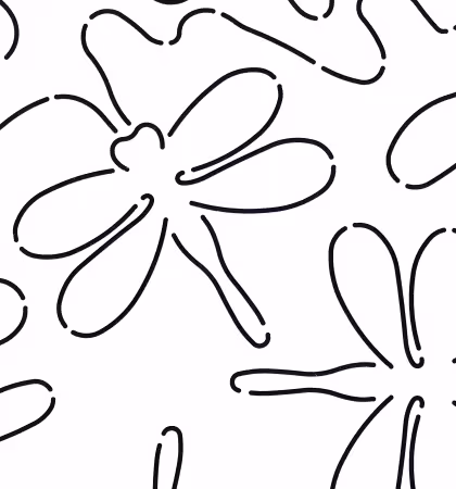 Quilt Stencil Dragonfly Stipple