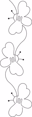 Sweet Bee Border 4-1/2in