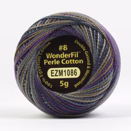 Eleganza 8wt 5-Gram Variegated Perle Cotton Ball 42yd Outback