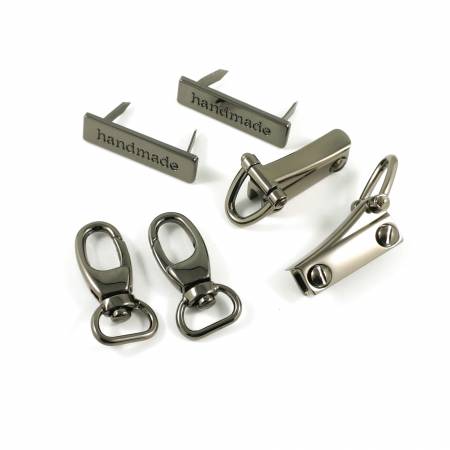 Flora Wristlet Hardware Kit - Gunmetal