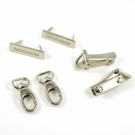 Flora Wristlet Hardware Kit - Nickel